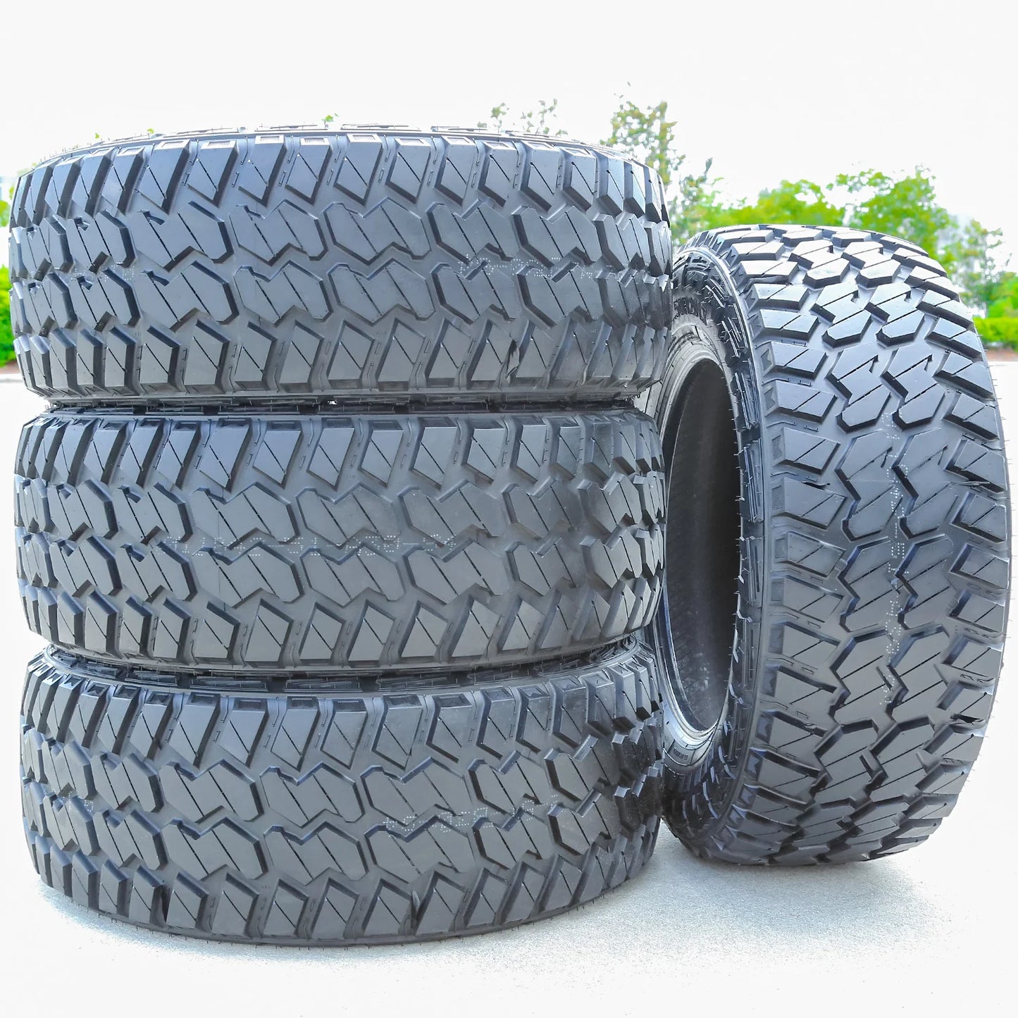 5 Tires Red Flame RD-X MT LT 35X12.50R20 Load E 10 Ply M/T Mud