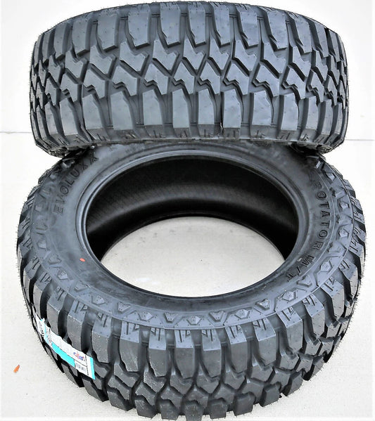2 Tires Evoluxx Rotator M/T LT 35X12.50R20 Load F 12 Ply MT Mud
