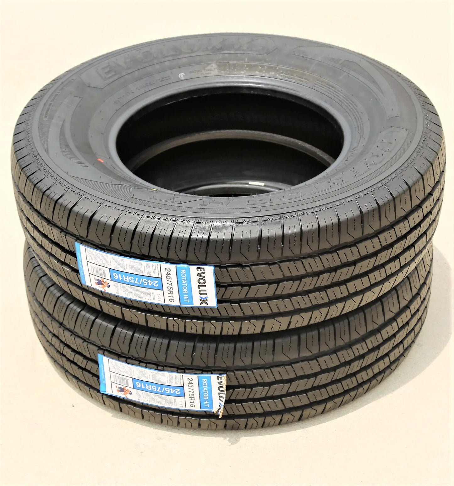 2 Tires Evoluxx Rotator H/T 245/75R16 111T A/S All Season