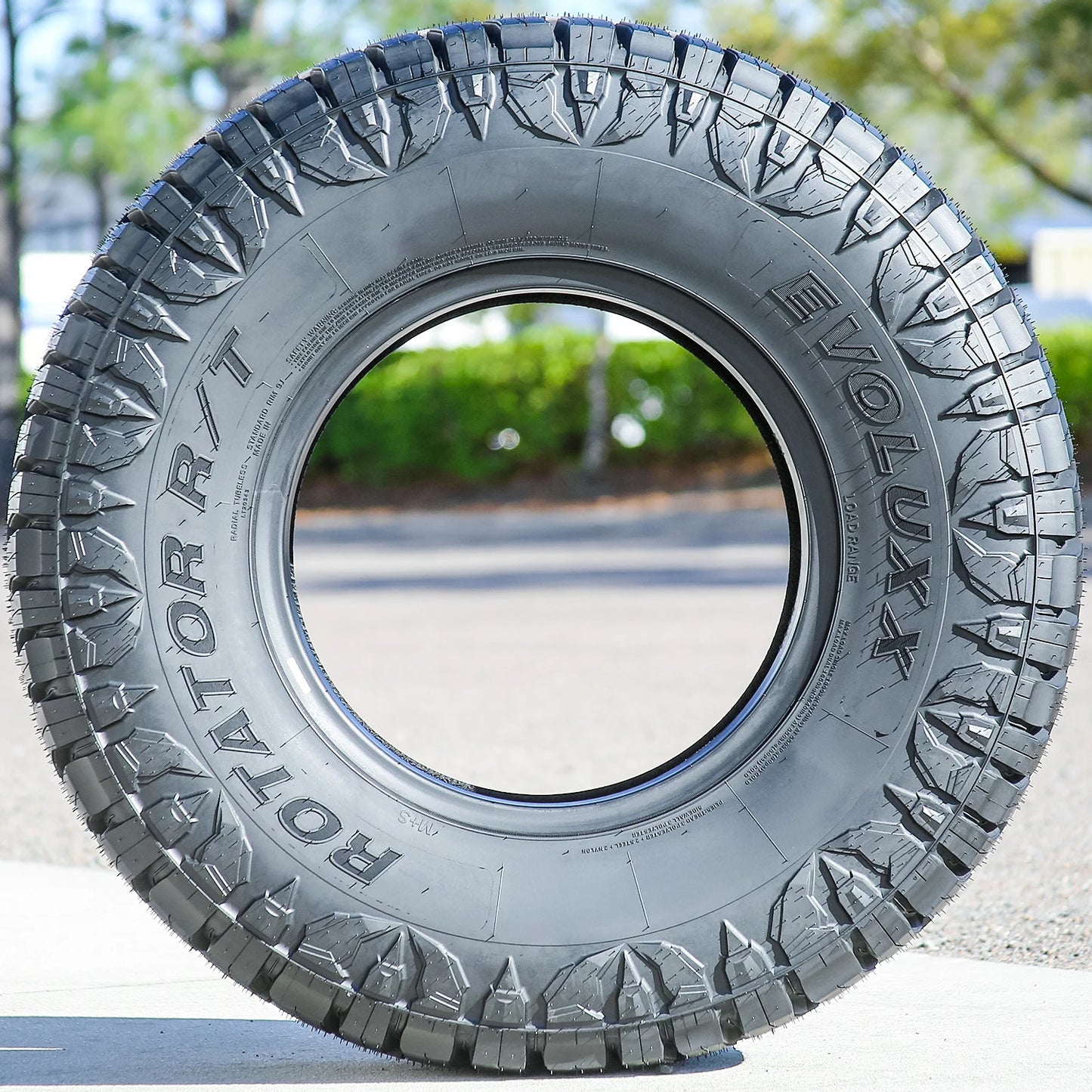 4 Tires Evoluxx Rotator R/T LT 265/75R16 Load E 10 Ply RT Rugged Terrain