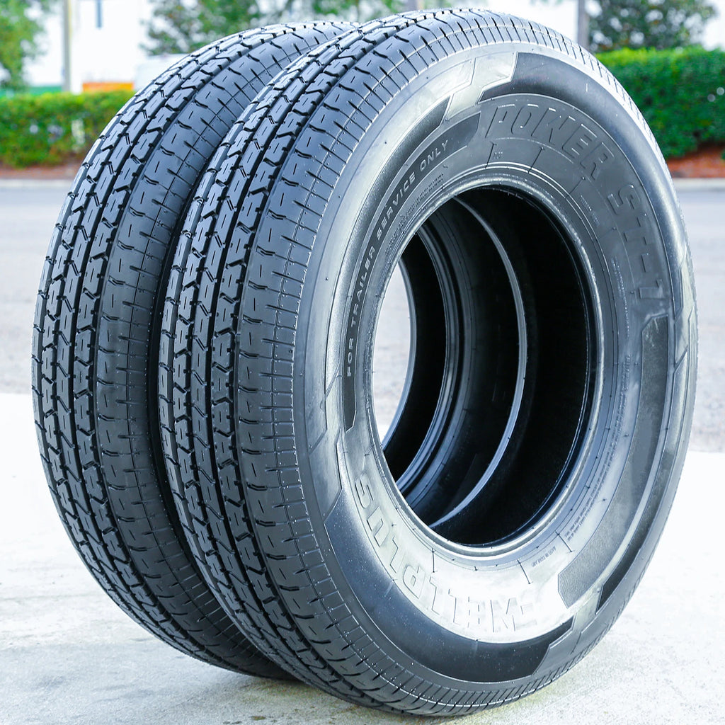 4 Tires WellPlus Power ST-1 Semi-Steel ST 225/75R15 Load D 8 Ply Trailer