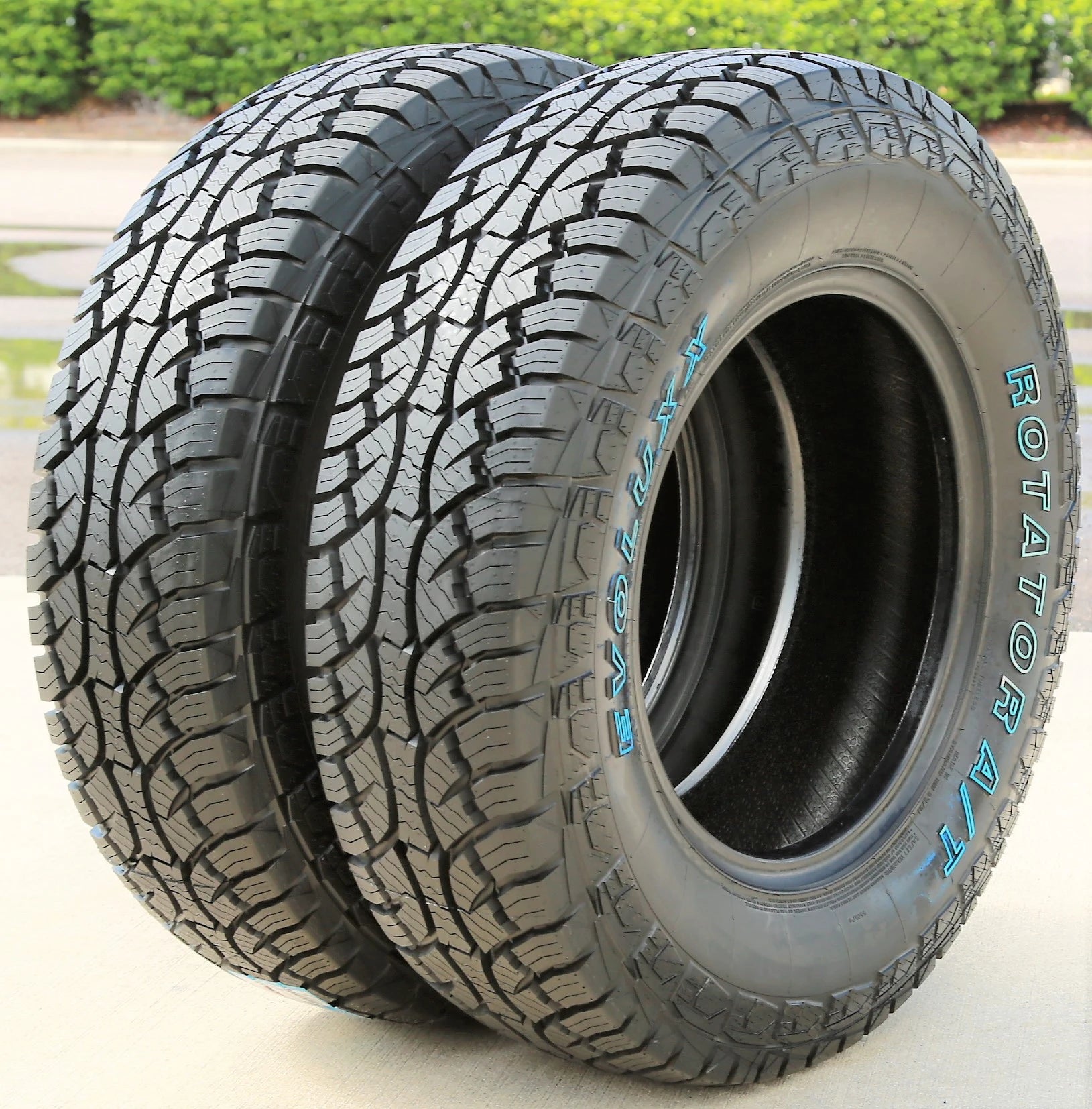 2 Tires Evoluxx Rotator A/T 245/70R17 110S (OWL) AT All Terrain