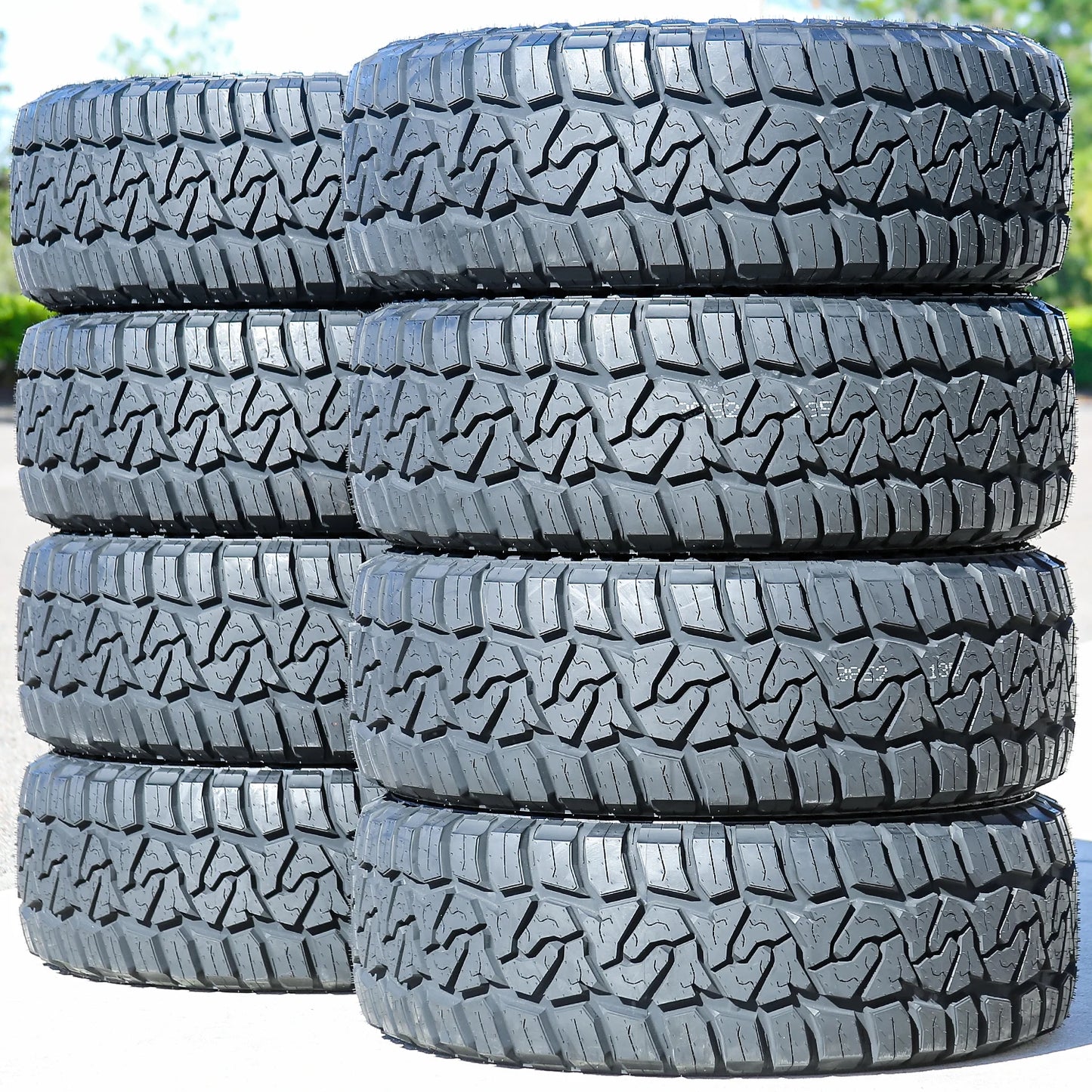 8 Tires Evoluxx Rotator R/T LT 235/80R17 Load E 10 Ply RT Rugged Terrain