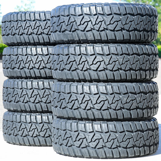 8 Tires Evoluxx Rotator R/T LT 235/80R17 Load E 10 Ply RT Rugged Terrain