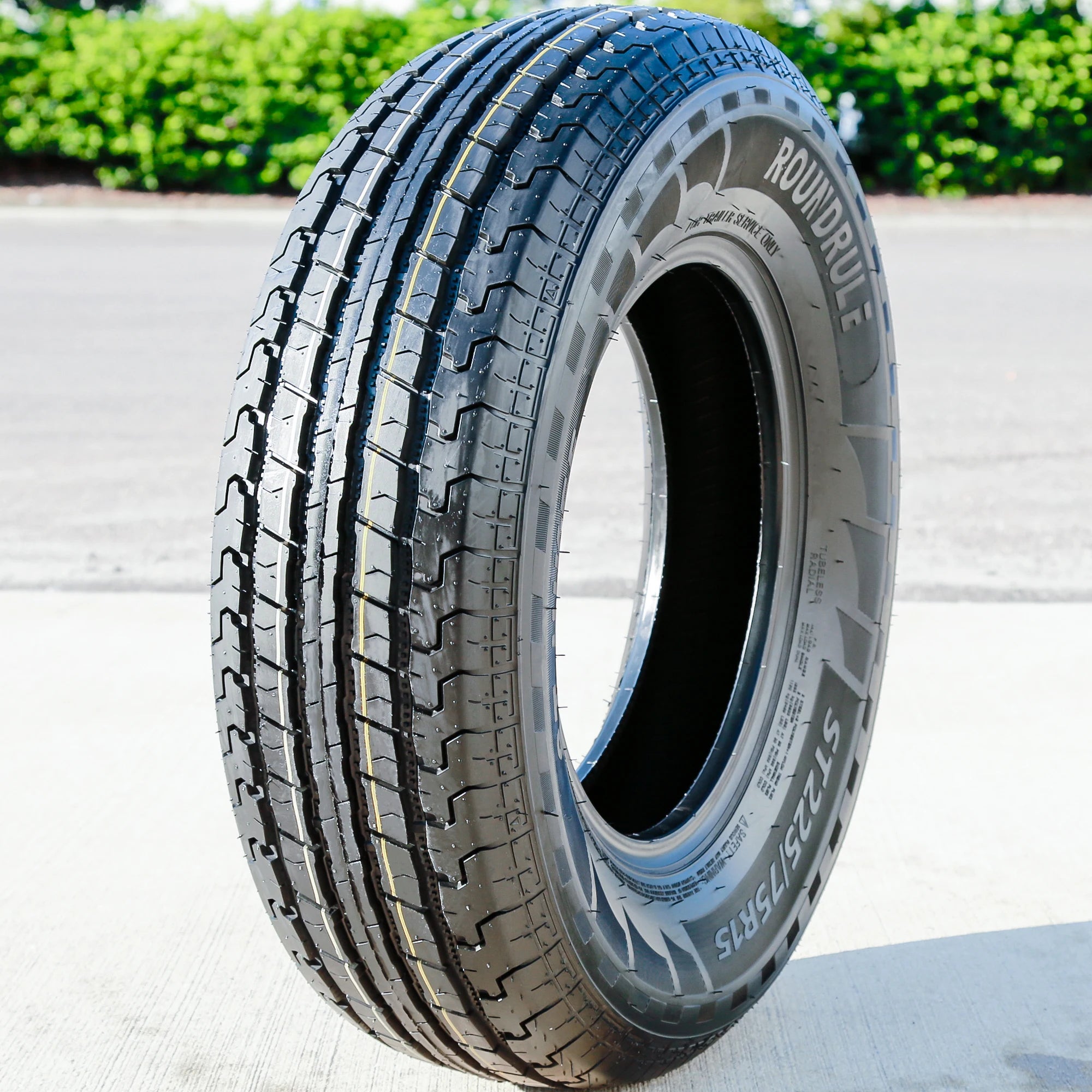 Tire Roundrule ST Hikee Semi Steel 205/75R15 205-75-15 Load D 8 Ply Trailer