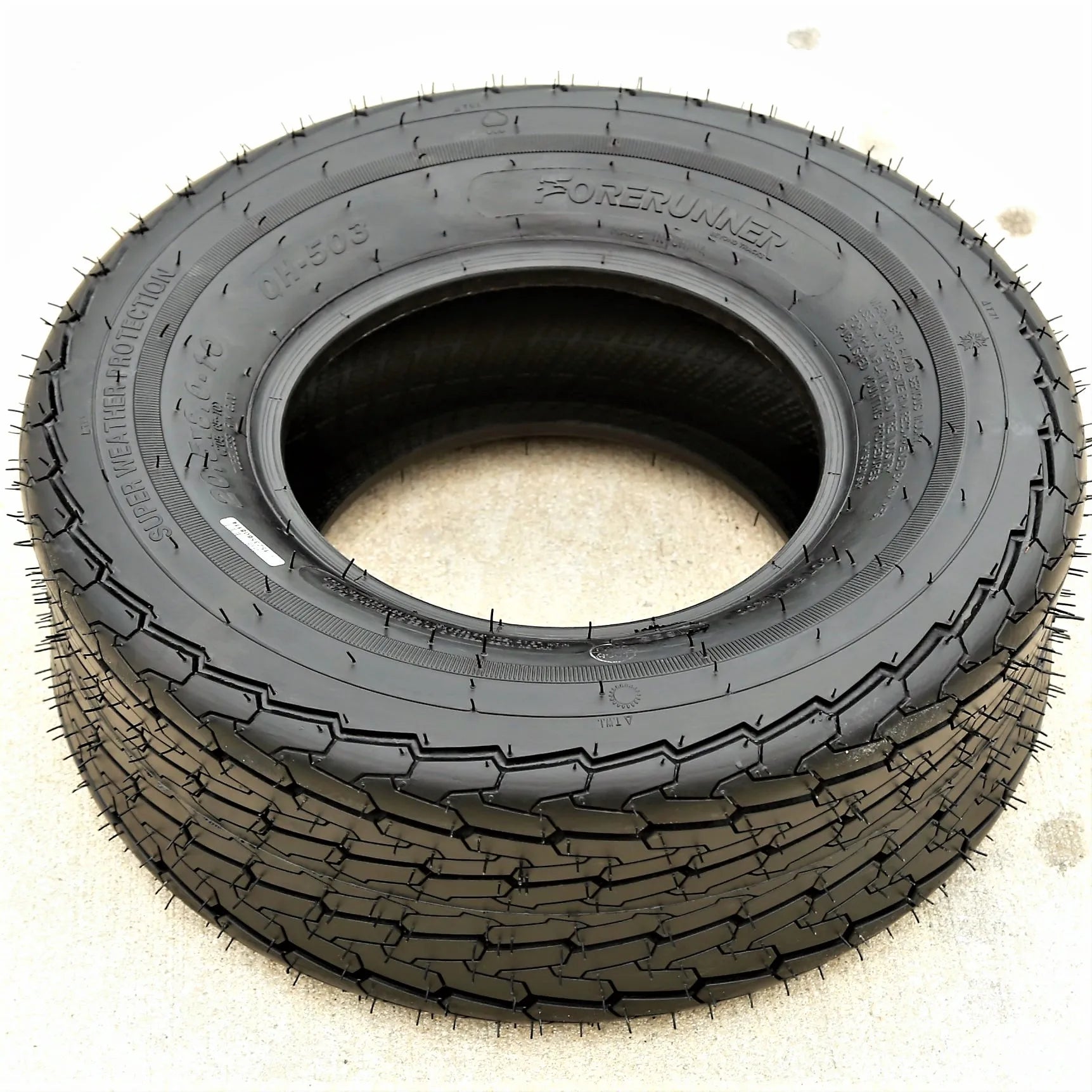 2 Tires Forerunner QH503 ST 20.5X8.00-10 205/65-10 Load E 10 Ply Boat Trailer