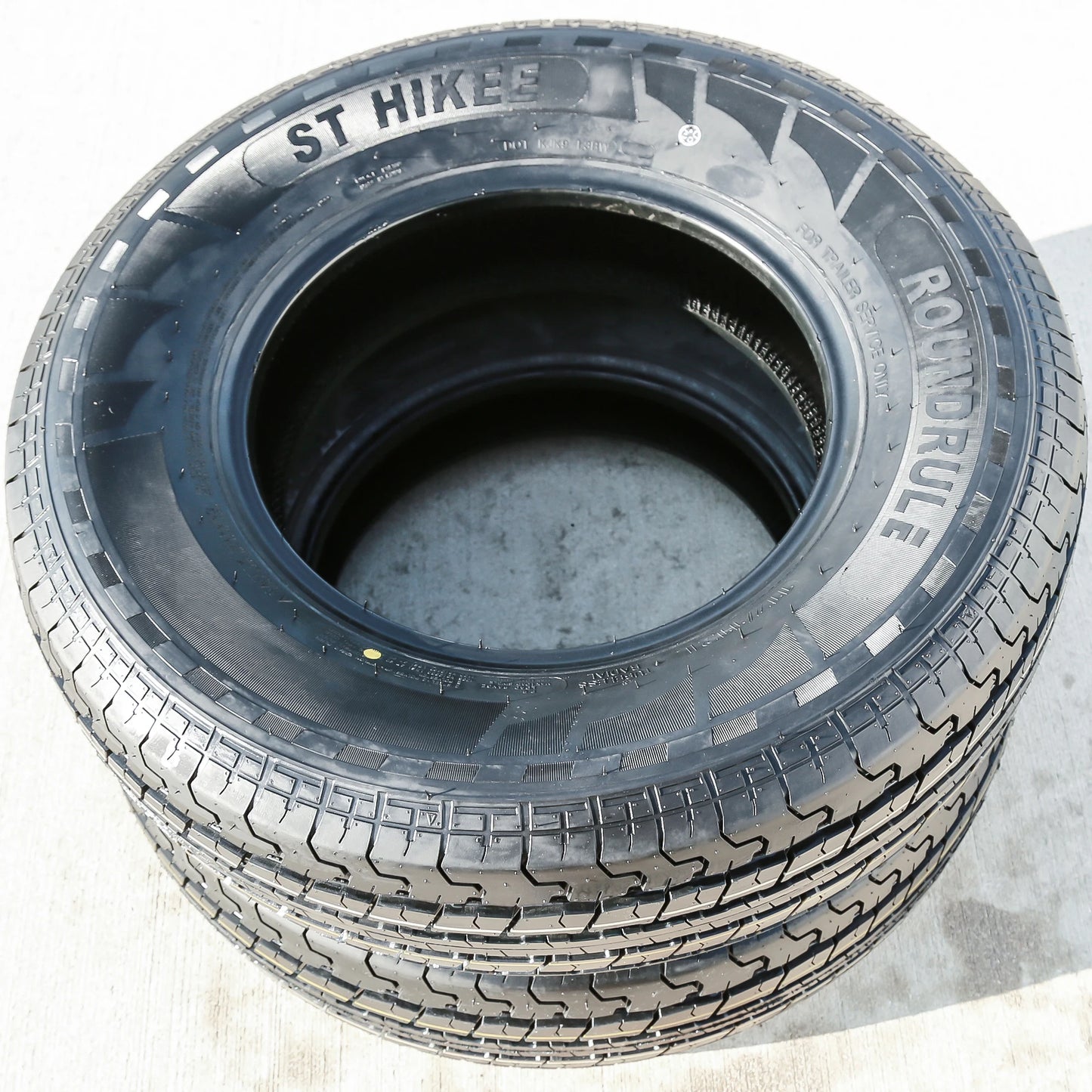 2 Tires Roundrule ST Hikee Semi Steel 205/75R15 205-75-15 Load E 10 Ply Trailer