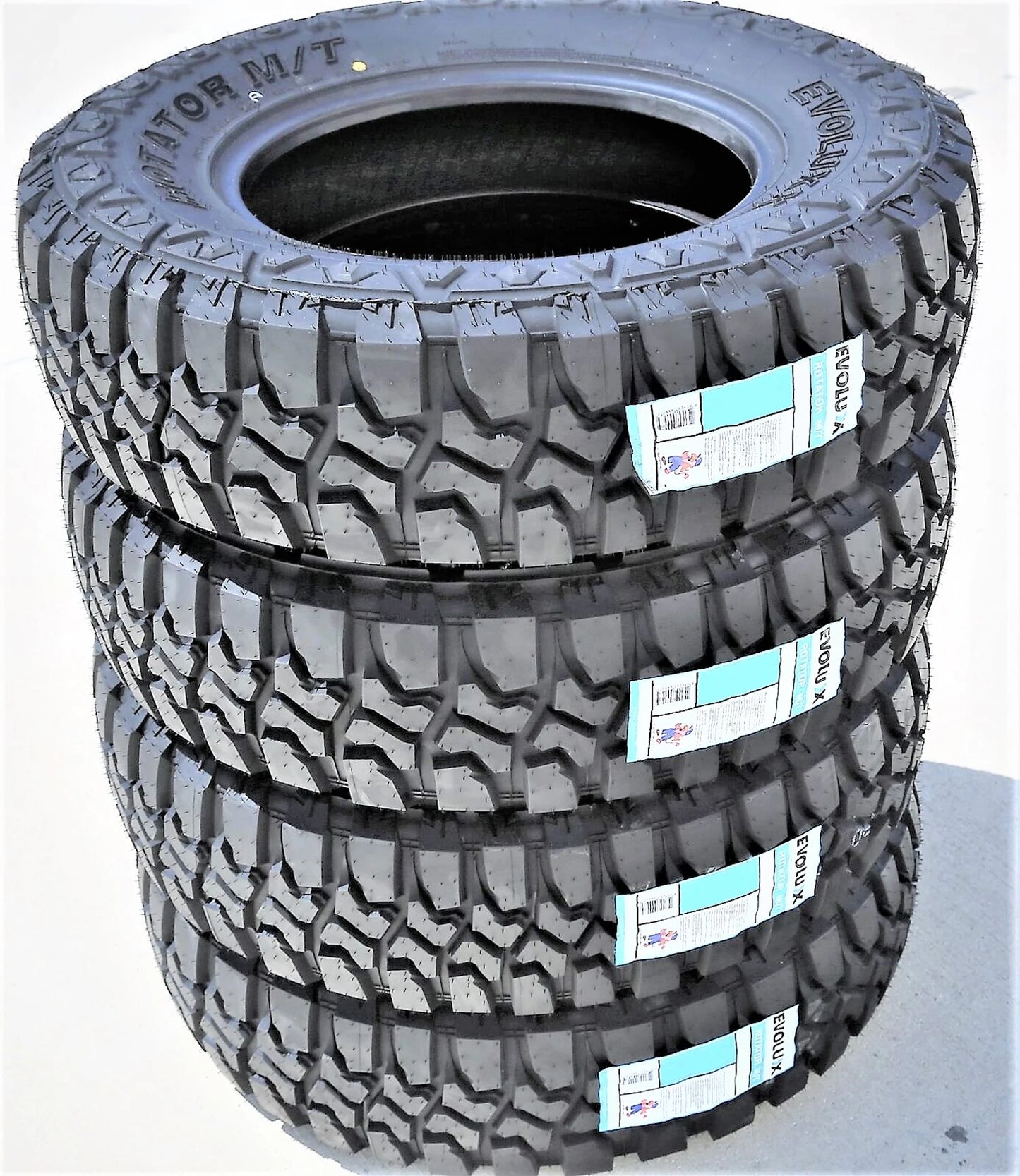 2 Tires Evoluxx Rotator M/T LT 305/70R16 Load E 10 Ply MT Mud