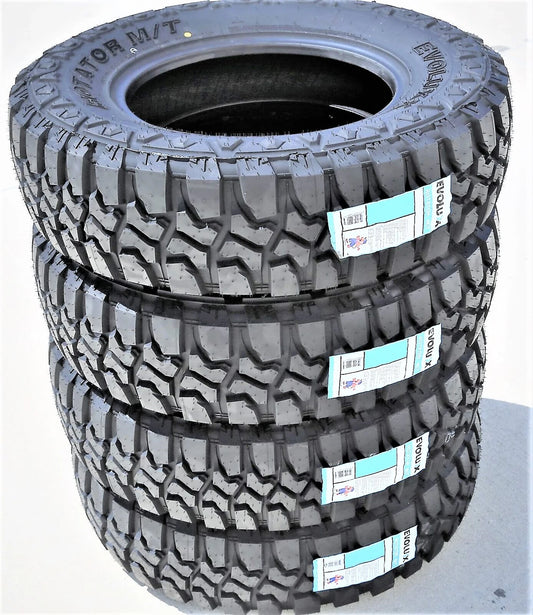 4 Tires Evoluxx Rotator M/T LT 285/70R17 Load E 10 Ply MT Mud
