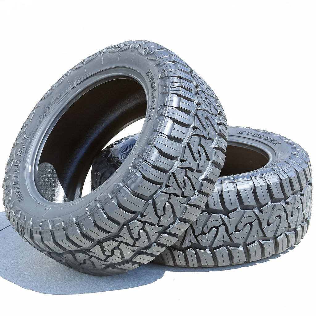 5 Tires Evoluxx Rotator R/T LT 35X12.50R20 Load F 12 Ply RT Rugged Terrain