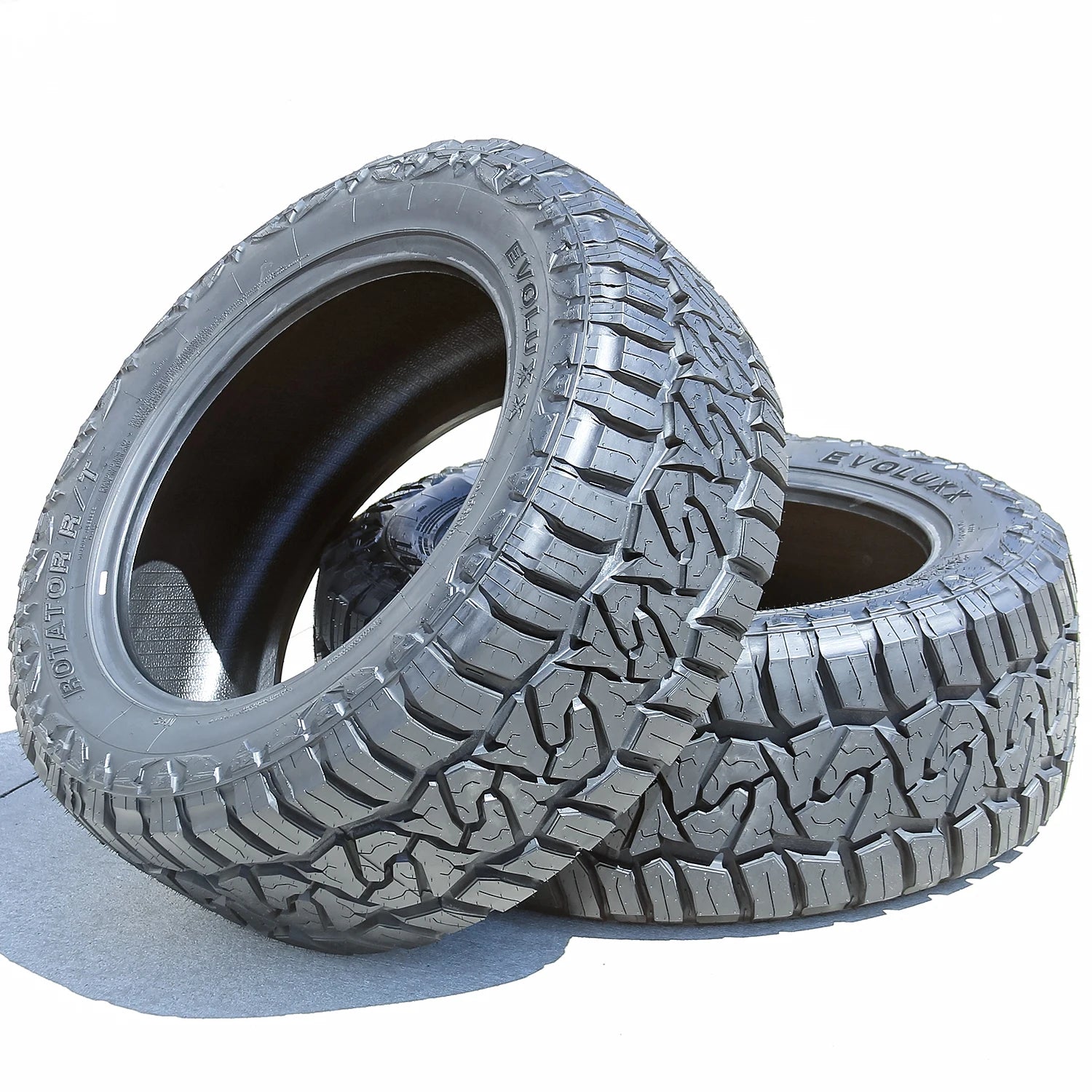 5 Tires Evoluxx Rotator R/T LT 35X12.50R20 Load F 12 Ply RT Rugged Terrain