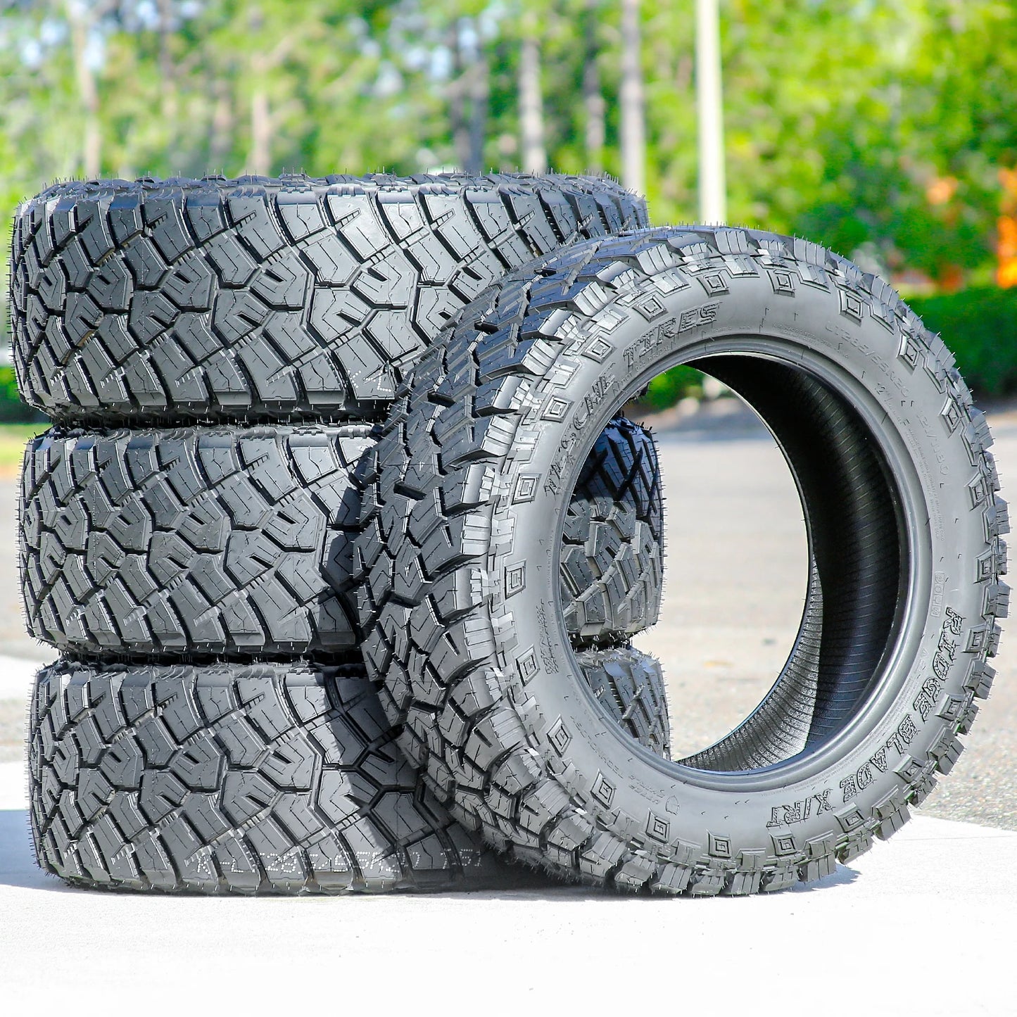 4 Tires Tesche Tires Ridge Blade X/RT LT 285/55R20 12 Ply RT R/T Rugged Terrain