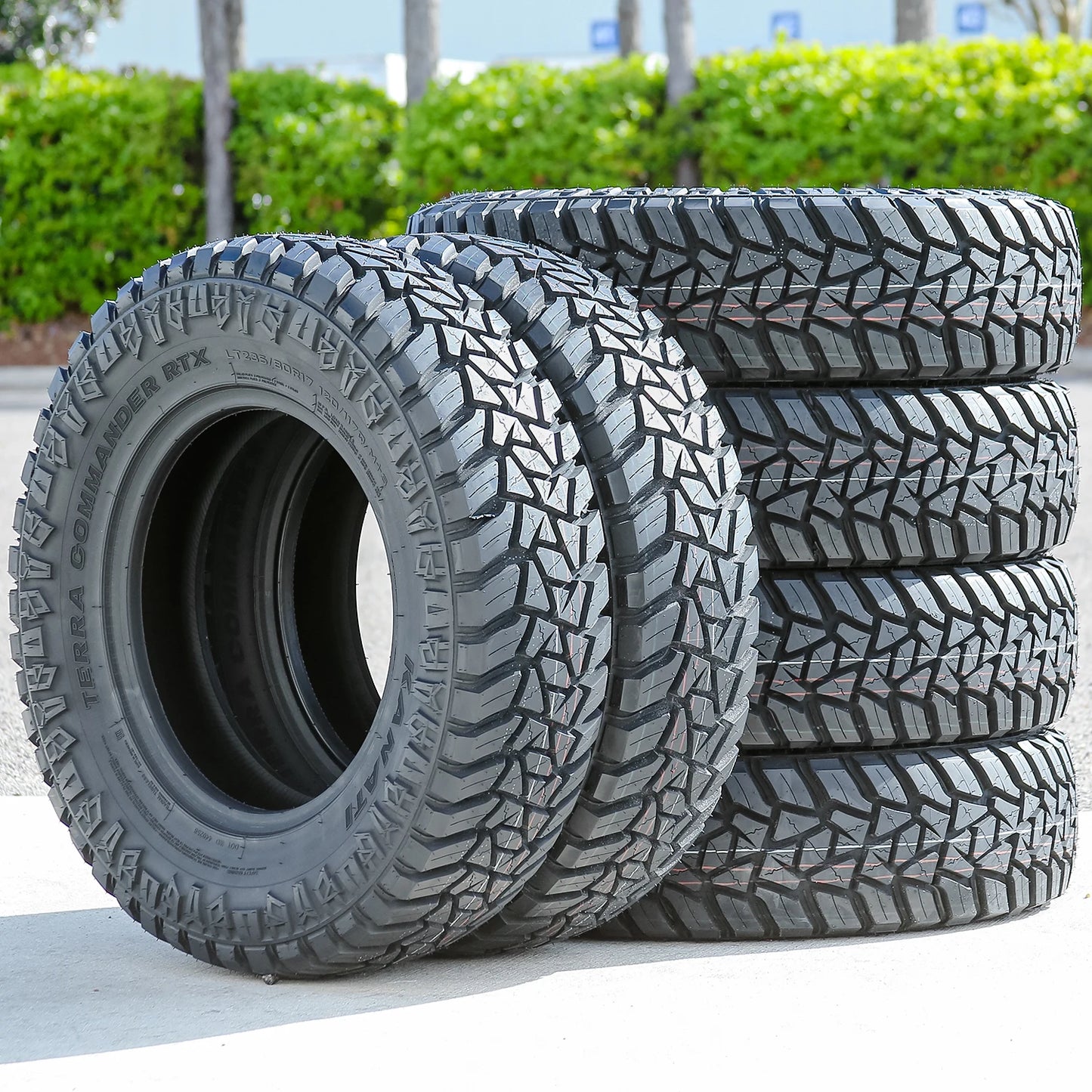 6 Tires Kanati Terra Commander RTX LT 235/80R17 Load E 10 Ply R/T Rugged Terrain