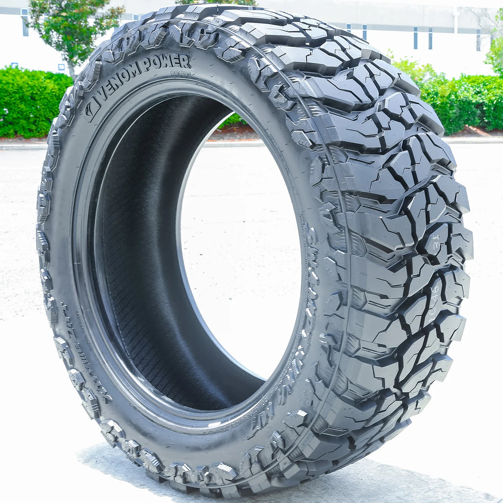 6 Tires Venom Power Swampthing M/T Xtreme Dirt LT 35X13.50R22 Load F 12 Ply Mud