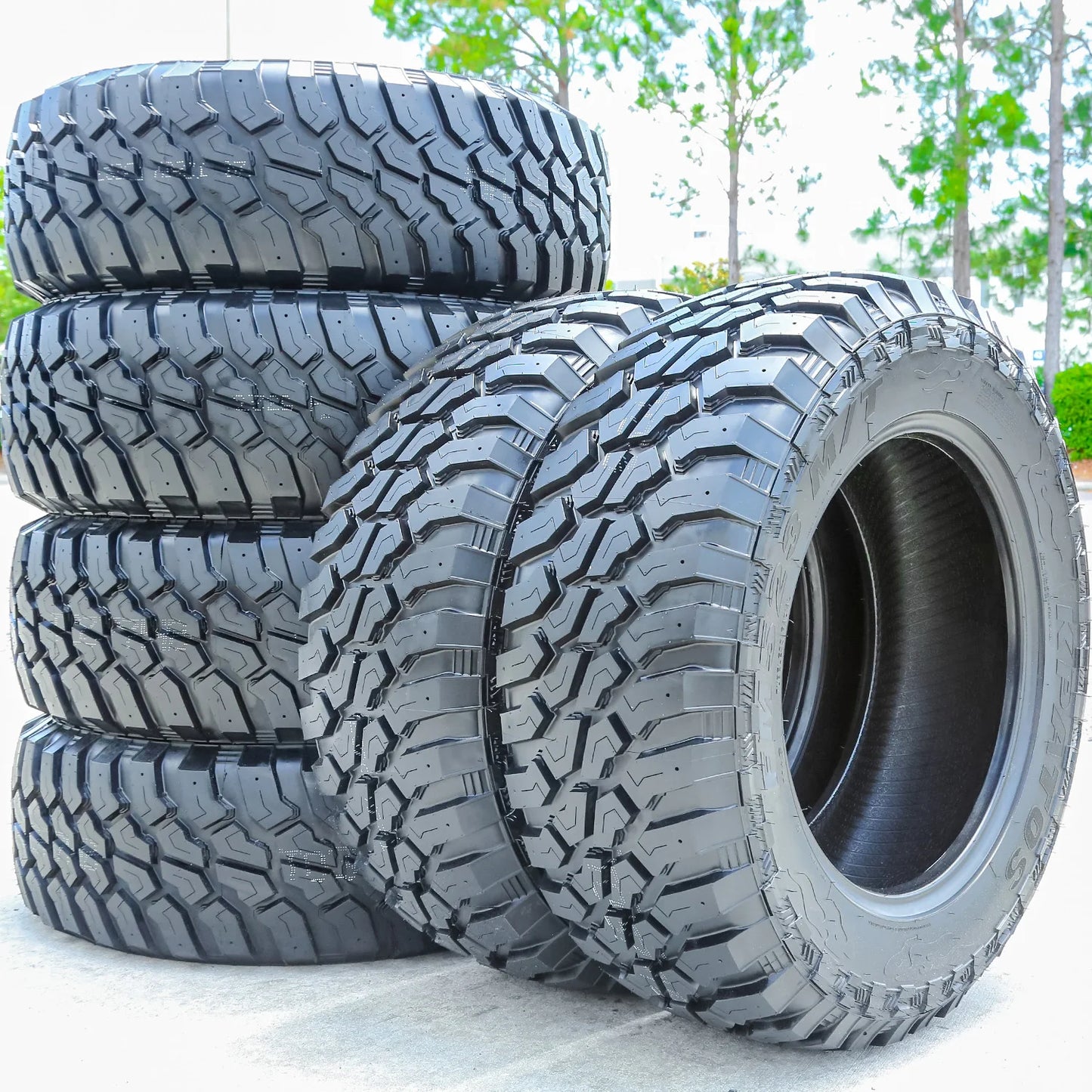6 Tires Kpatos FM523 M/T LT 37X13.50R20 Load E 10 Ply MT Mud