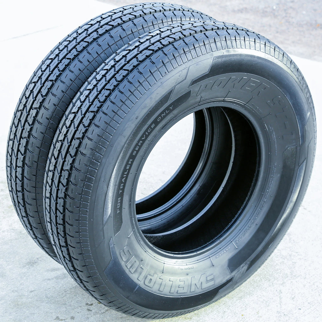 2 Tires WellPlus Power ST-1 Semi-Steel ST 225/75R15 Load D 8 Ply Trailer