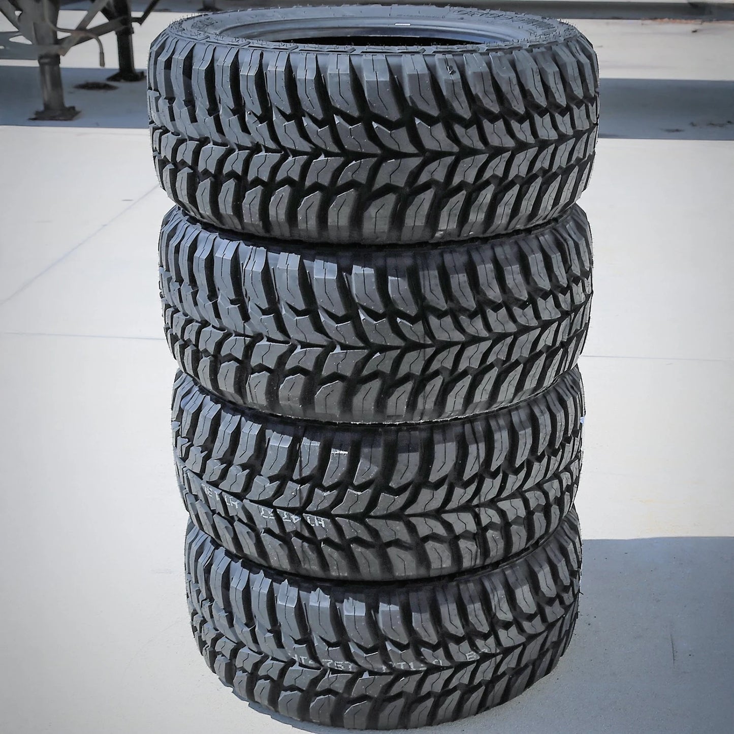 4 New Crosswind M/T LT 285/55R20 Load E 10 Ply MT Mud Tires