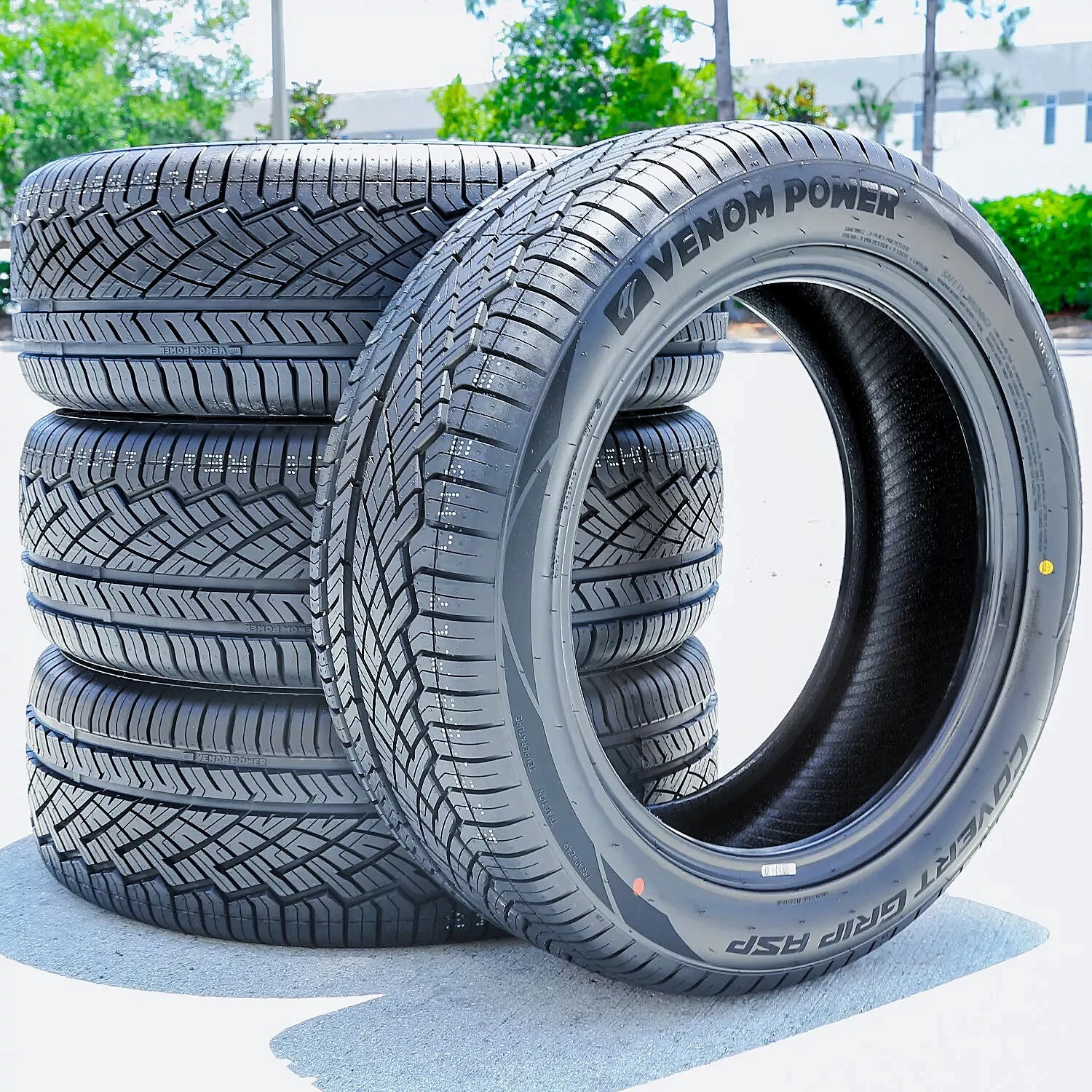 4 Tires Venom Power Covert Grip ASP 235/45R17 97V XL AS A/S Performance
