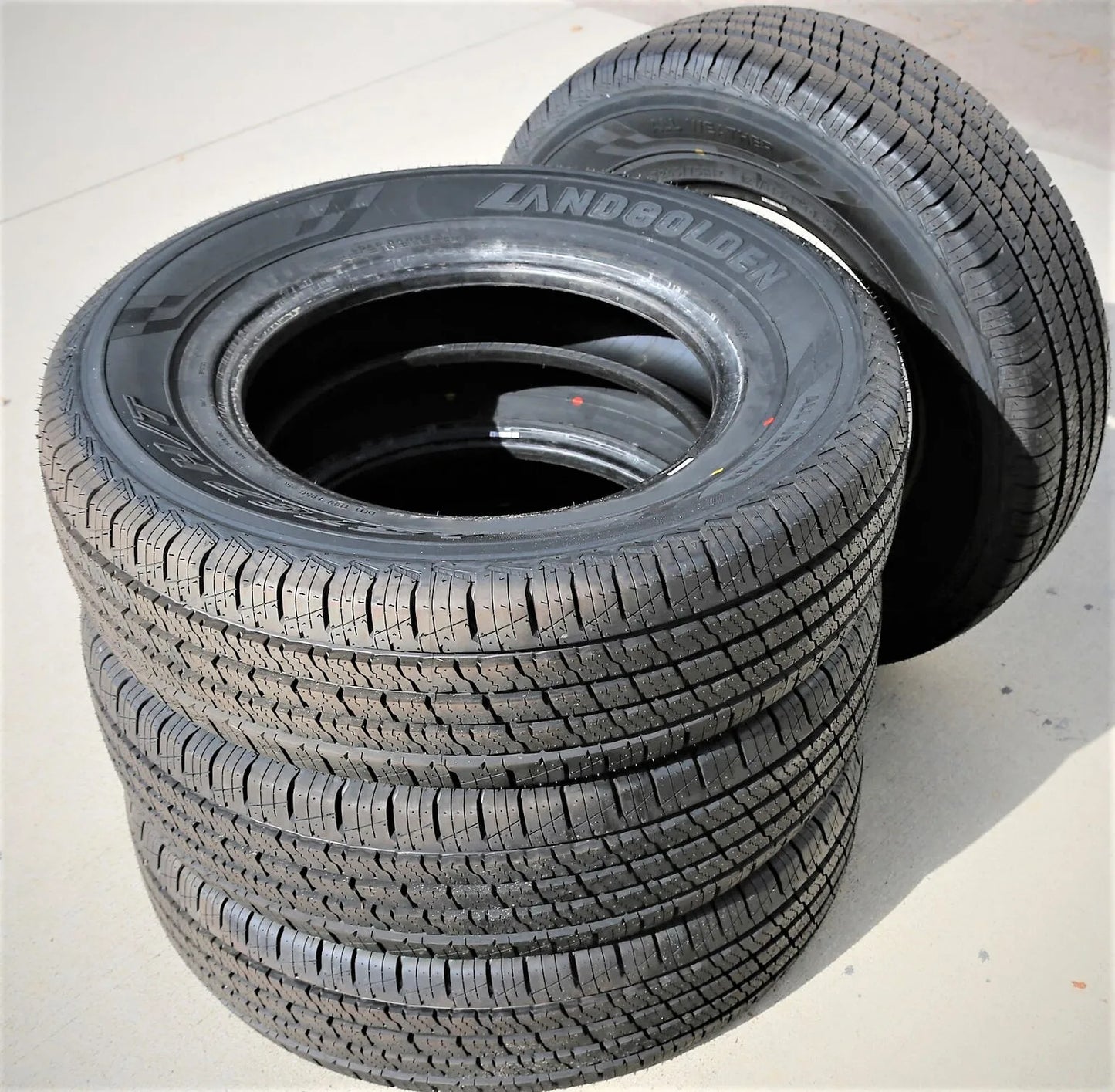 4 Tires Landgolden LGT67 H/T 225/70R16 107H XL A/S All Season