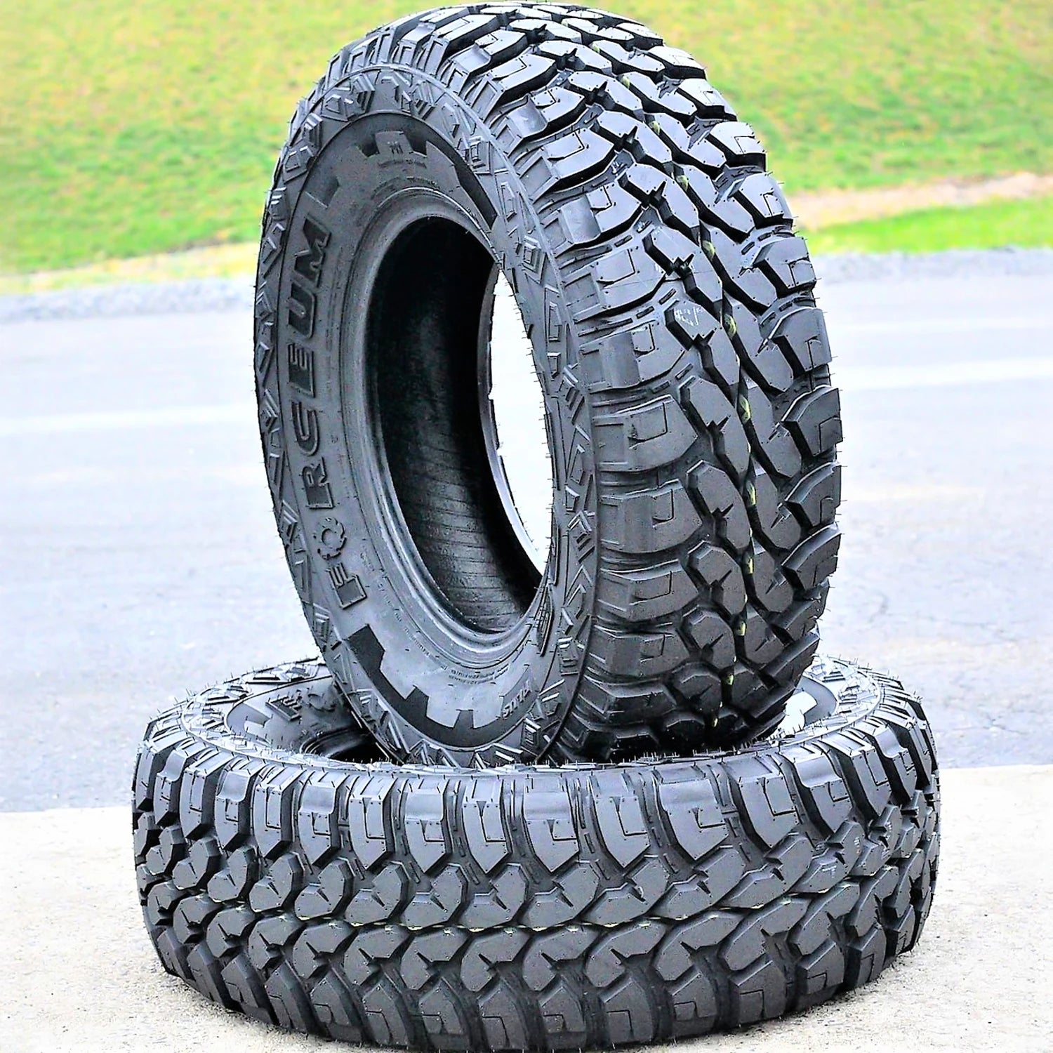 2 New Forceum M/T 08 Plus LT 235/70R16 Load C 6 Ply MT Mud Tires