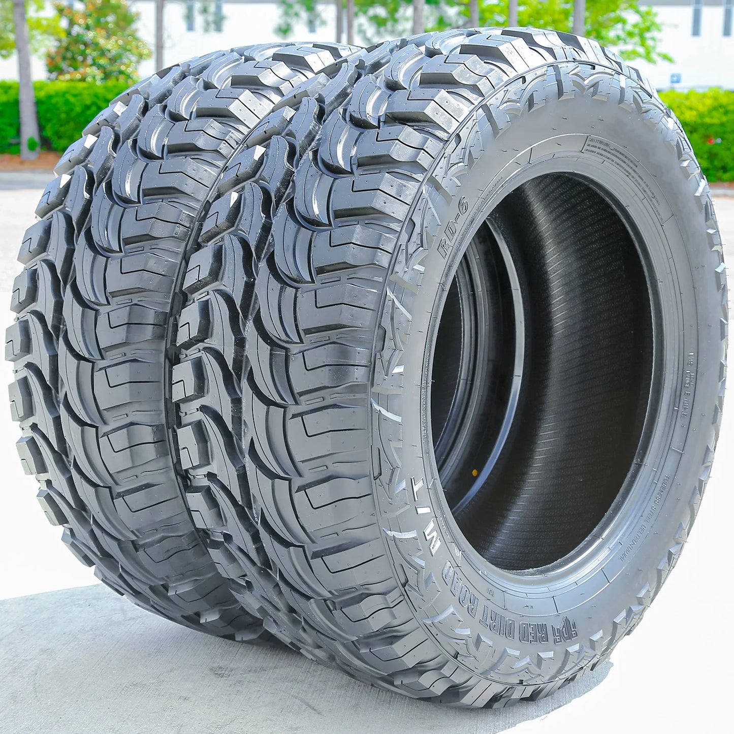 4 Tires Red Dirt Road RD-6 M/T LT 35X12.50R22 Load E 10 Ply MT Mud