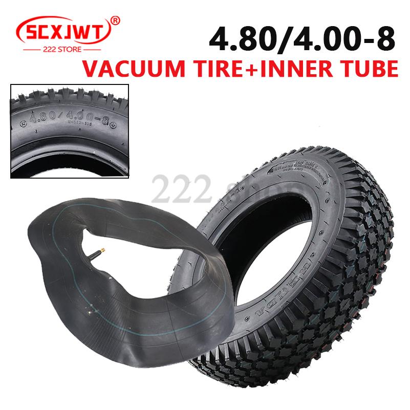 New thickened vacuum tire 4.80/4.00-8 for trailer lawn tractor truck snow blower ATV golf cart tire replacement parts