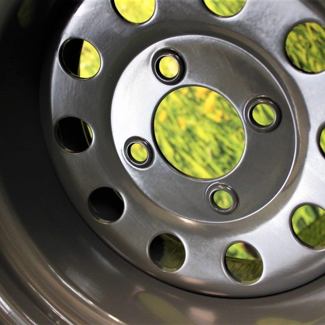 (Qty: 1) 23x10.50-12 4 Ply Golf/ATVUTV/RTV Tires & Charcoal Grey Wheels ATW-013