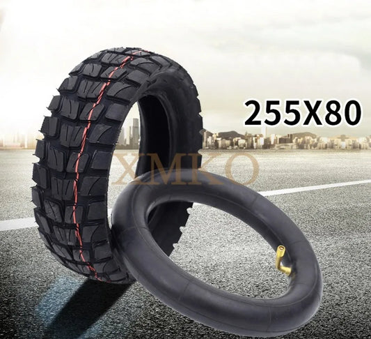 255x80 Off Road Tire 10 Inch Mountain Tyre Fit Electric Scooter Kugoo M4 Kwheel ZERO 10X and Mantis