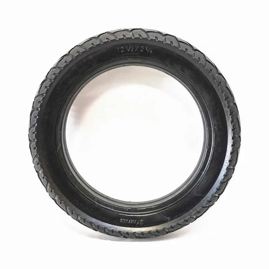 12Inch Solid Tire 12 1/2 X 2 1/4 Tyre 57/62-203 Explosion-Proof Solid Tubless Tire For E-Bike Electric Gas Scooter Wheel Tire