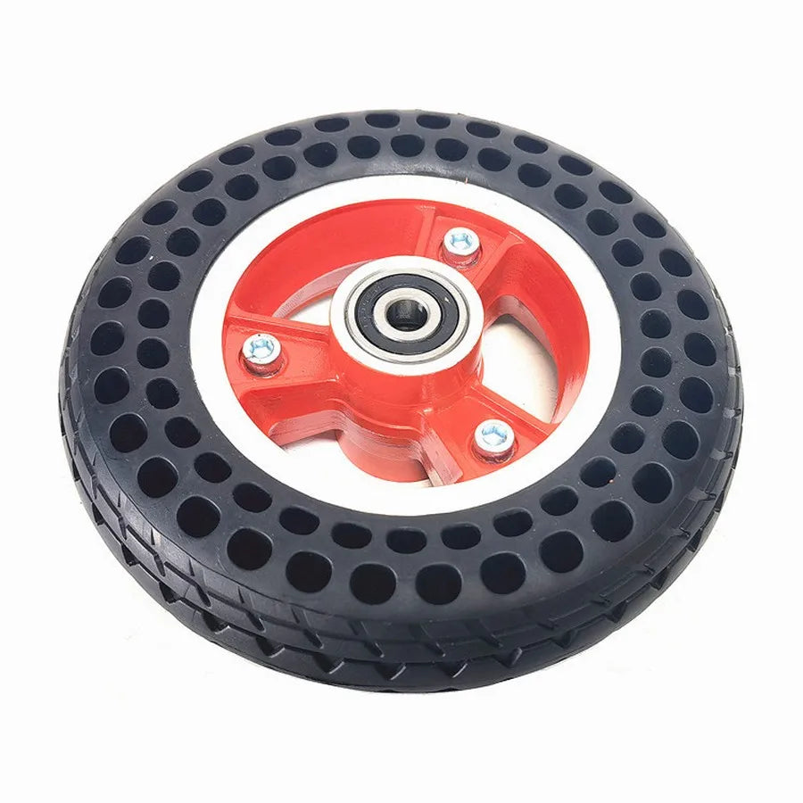 7 Inch 7x2 Hollow Tire Wheel For Electric Scooter Aluminum Alloy Hub E-Scooter Wheel Chair Truck Pneumatic Trolley Cart  Wheel