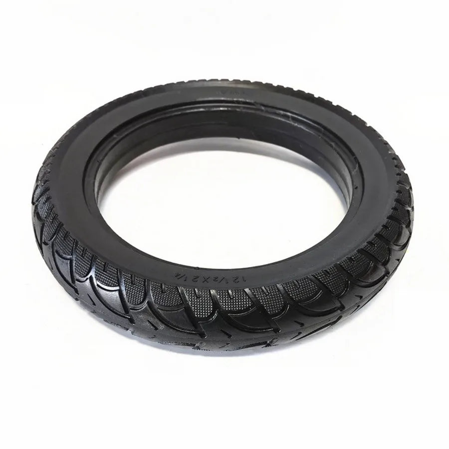 12Inch Solid Tire 12 1/2 X 2 1/4 Tyre 57/62-203 Explosion-Proof Solid Tubless Tire For E-Bike Electric Gas Scooter Wheel Tire