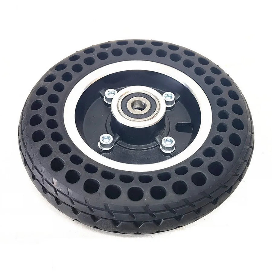 7 Inch 7x2 Hollow Tire Wheel For Electric Scooter Aluminum Alloy Hub E-Scooter Wheel Chair Truck Pneumatic Trolley Cart  Wheel