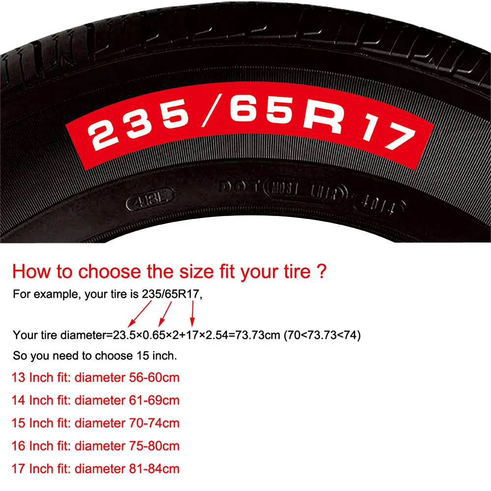 14 15 16 17Inch 4WD Waterproof Dustproof PVC Leather Spare Wheel Tire Cover Case Protector For Mitsubishi Pajero for Car Styings