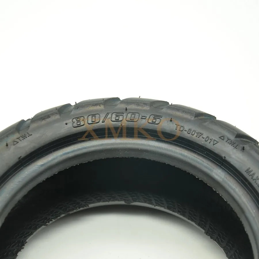 Free Shipping 80/60-6 Vacuum Tubeless Tire For Electric Scooter E-Scooter Motor Go Kart Dualtron Speedway  High Quality Tire