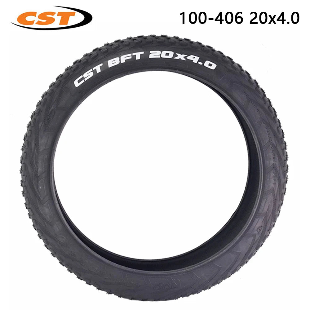 CST 20 inch 100-406 20x4.0 Fat Tire Electric Snowmobile Beach Bicycle Tire MTB Bicycle Front Rear Wheel Anti-Slip Fat Tire