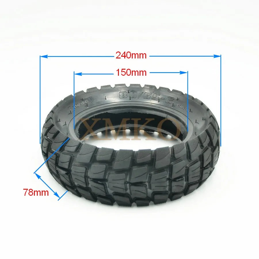 80/65-6 Tire For 10x2.0 and 10x2.125 Size Wheel Of 10Inch Electric Scooter E-Bike Tyre Butyl Inner Tube Tire
