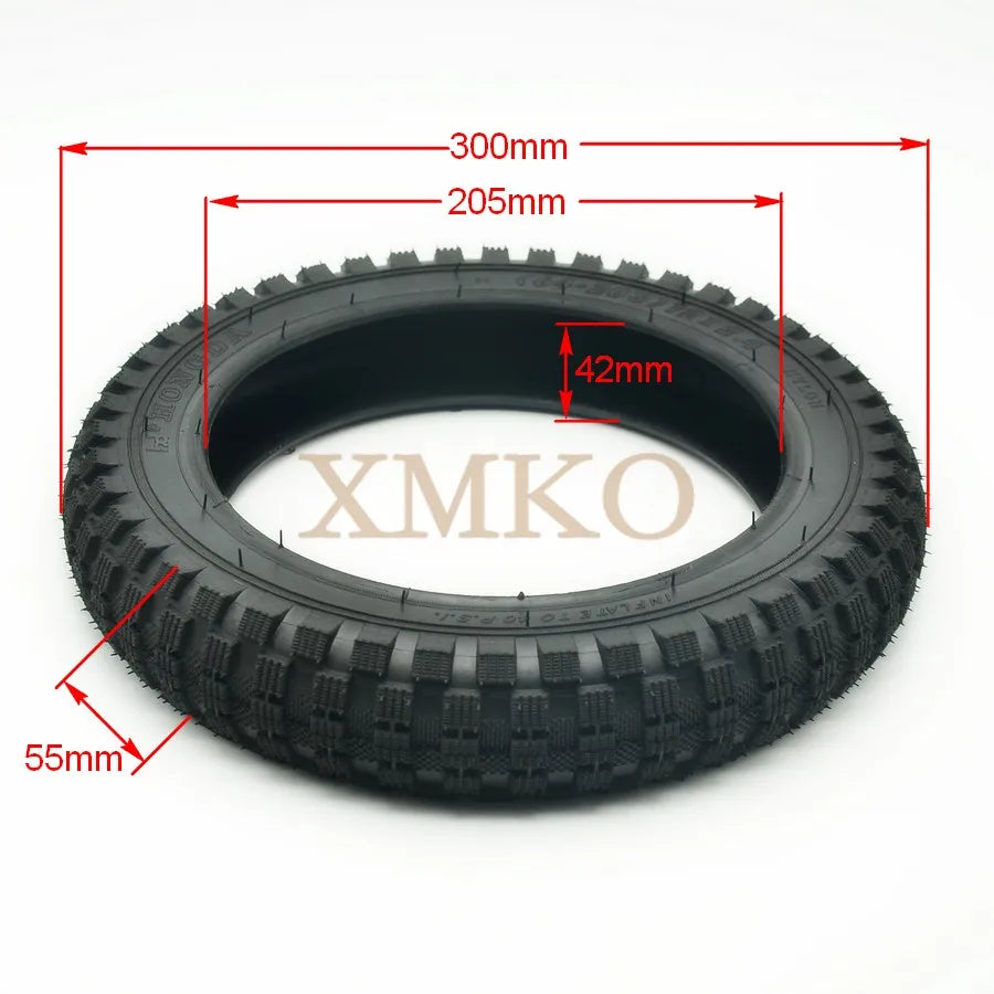 12x2.4 Nylon Tire Electric Scooter Tyre For Kids Bike 12 Inch 64-203  Children Bicycle Tire