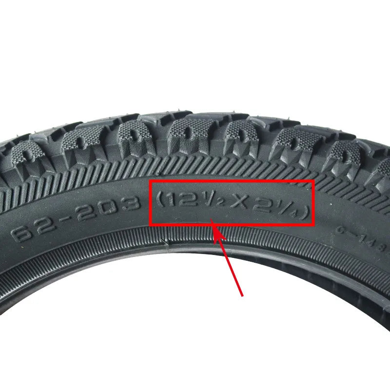 Bicycle Tires 12 1/2 x 2 1/4 CST EBIKE Electric 12inch Bike Tire Folding Bike Kid Balance Bicycle Anti Puncture Tyre 62-203