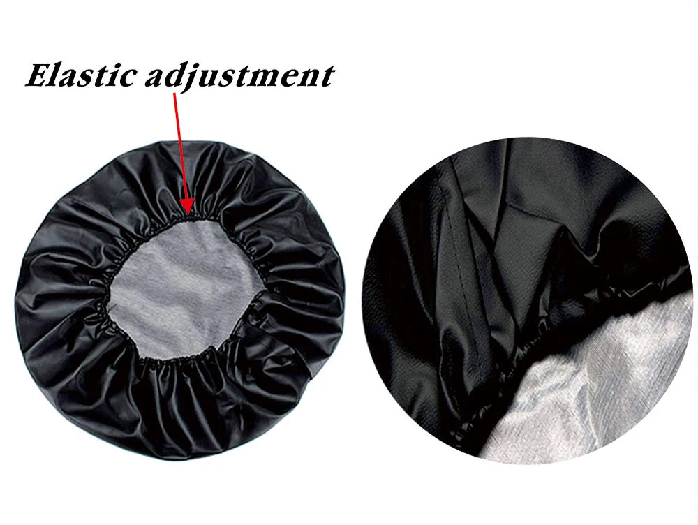 14 15 16 17Inch 4WD Waterproof Dustproof PVC Leather Spare Wheel Tire Cover Case Protector For Mitsubishi Pajero for Car Styings