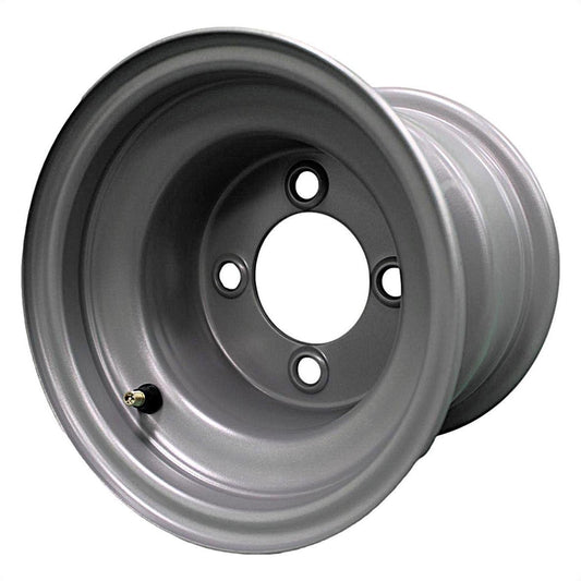 8x7  4- 15<60° ON  101.6 C.H.  72 Centered - Husqvarna Silver   (Set of 4)