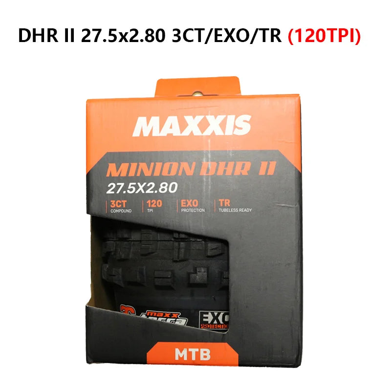 MAXXIS MINION DHR Ⅱ DHF Mountain Bike Tires Tubeless Anti Puncture Downhill Mountain Bike Tires 26 27.5 29 Inch Bicycle Tires