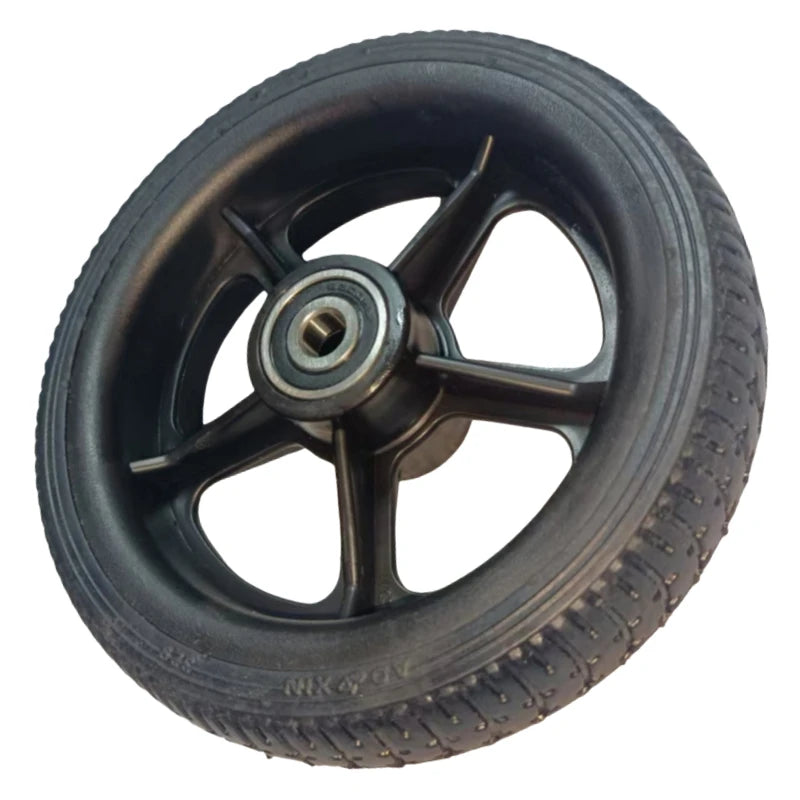 6.5-Inch solid wheels with plastic bearings for hand shopping cart folding electric longboard hoverboards