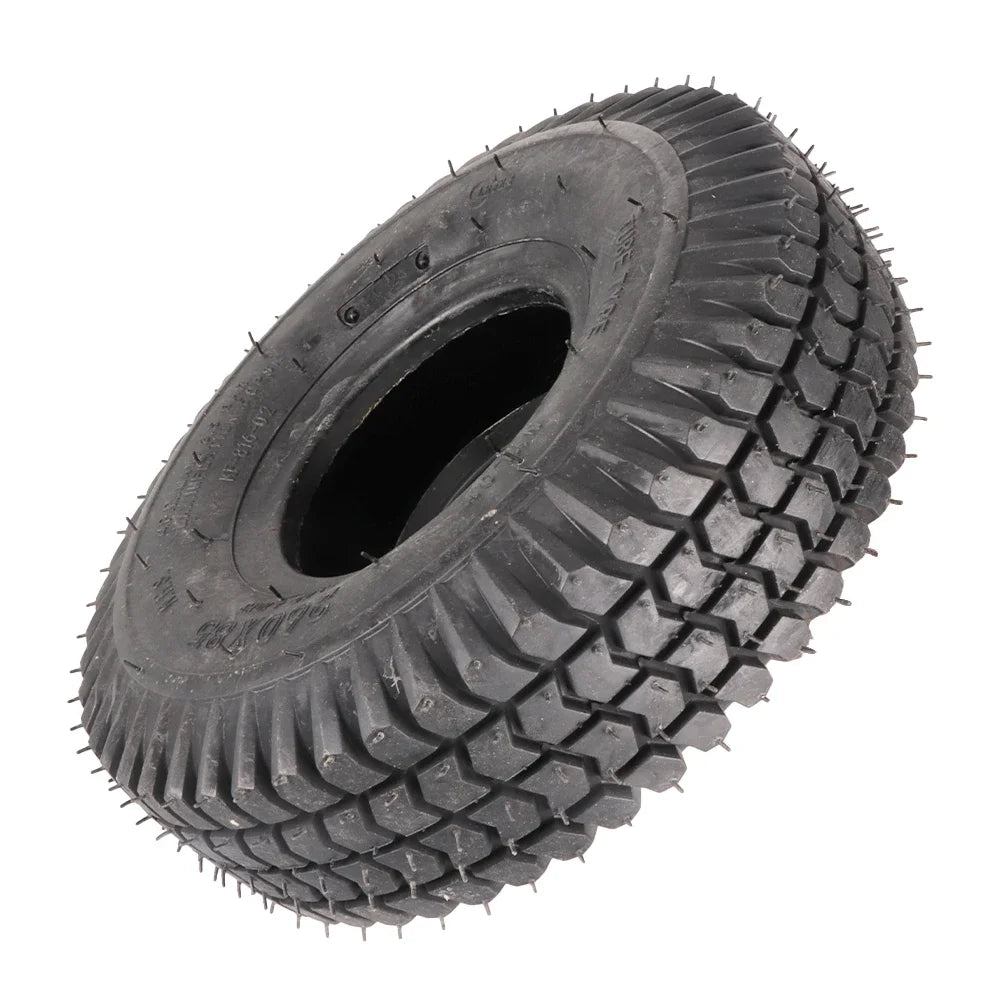 Wear Resistant Tyre 260x85 4 Inch Black Puncture Proof Fits Mobility Scooter Block Tread