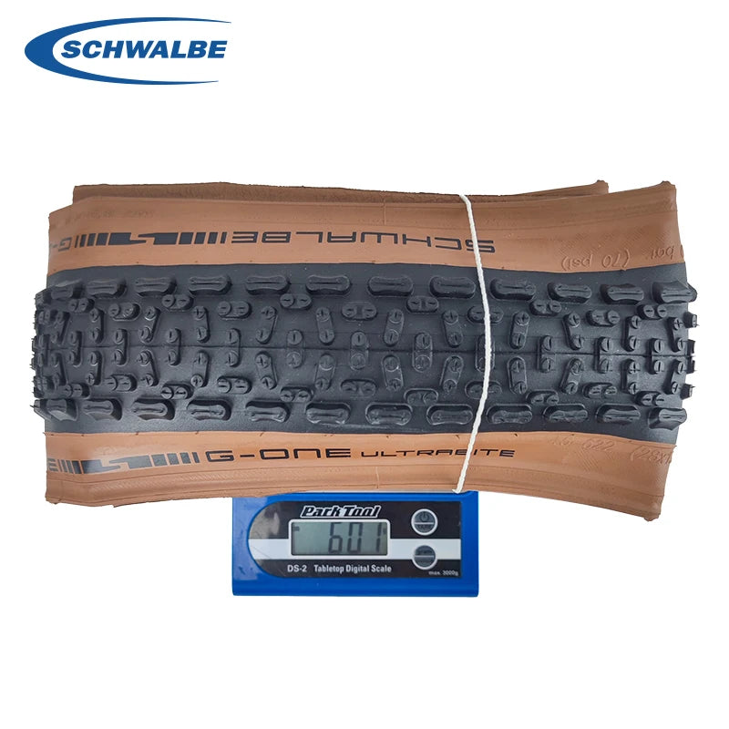 SCHWALBE Original G-ONE ULTRABITE 700x45c Brown Sidewall Tubeless Folding Tire for XC Gravel Bike Touring Bicycle Cycling Parts