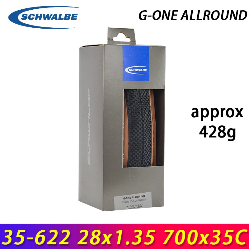 SCHWALBE Original G-ONE ALLROUND 700x35c/40c/45c Tubeless Folding Tire for Multi-Purpose Road Gravel MTB Bike Cycling Parts