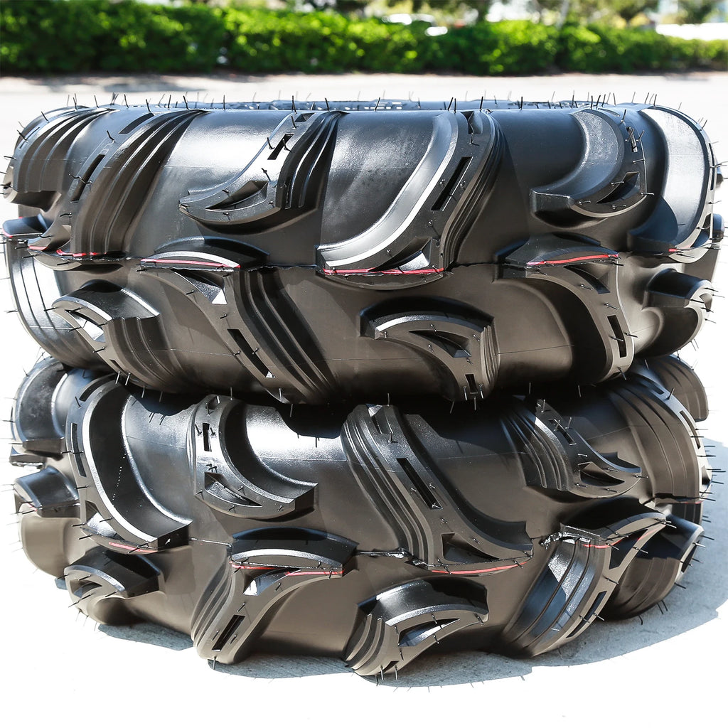 4 Forerunner Vulcan 28x9.00-12 28x9-12 28x9x12 52F 6 Ply M/T Mud ATV UTV Tires