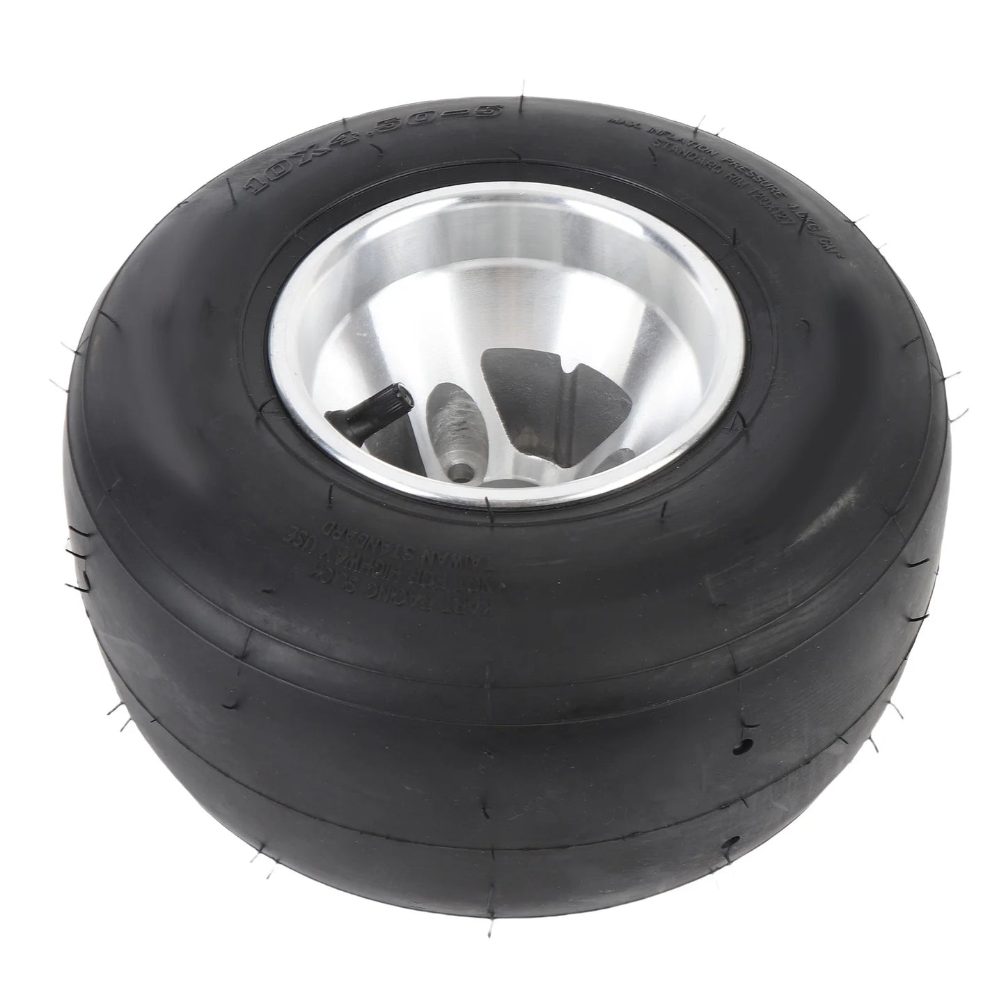 10x4.50-5 Wheel Tire Puncture Enhanced Traction Proof Long Lasting UTV Tire 4PR Tubeless for Go Kart for Drift Trike Lawn Mower