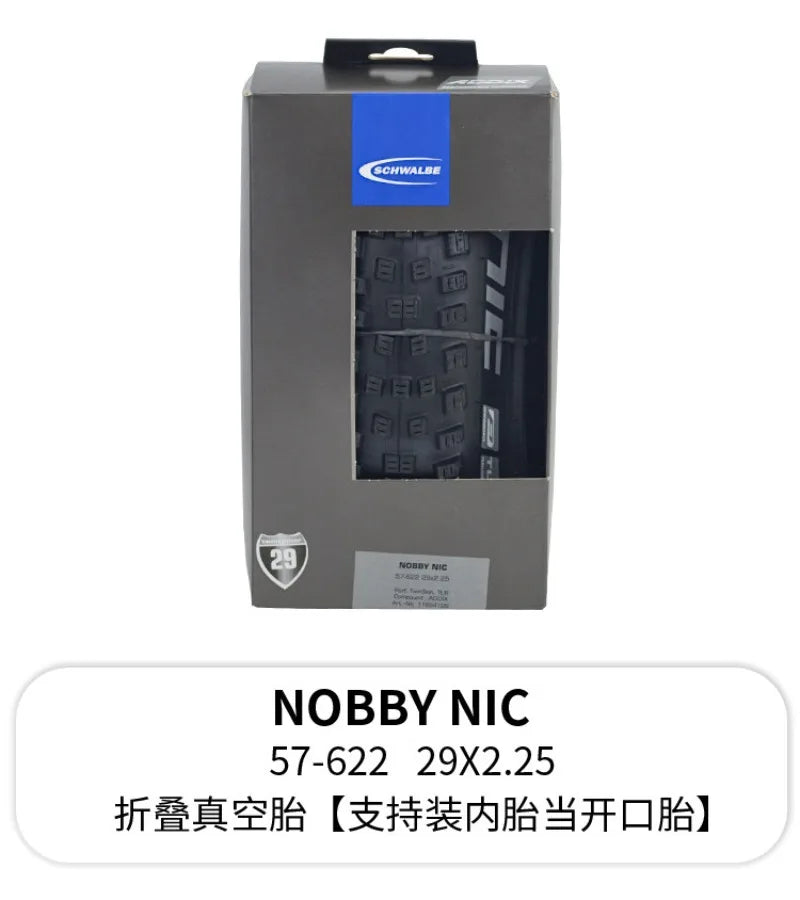 SCHWALBE Original RACING RAY RALPH/ROCKET RON/NOBBY NIC Folding Tire for XC Road Gravel MTB Bike Downhill Off-Road Cycling Parts