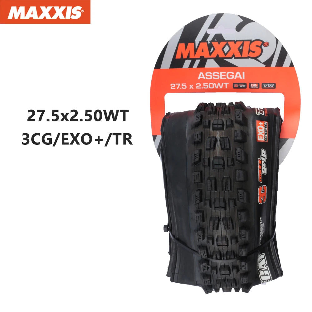 MAXXIS Tire ASSEGAI TUBELESS READY EXO Anti Puncture Bicycle Tires 27.5 / 29 x2.5 For Trail Downhill Conditions Original Parts