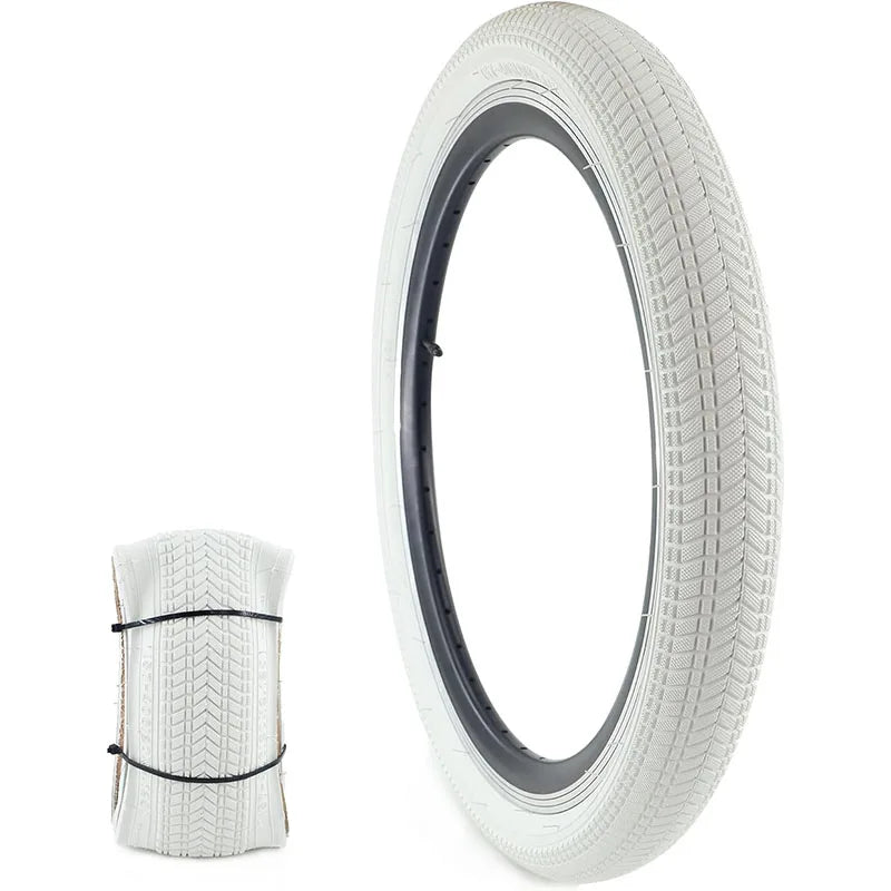 ZUKKA 1 Pack 20x2.125 Kid Bike Tire Anti-Slip Wear-Resistant 4 Colors Available for Child Bicycles Daily Riding